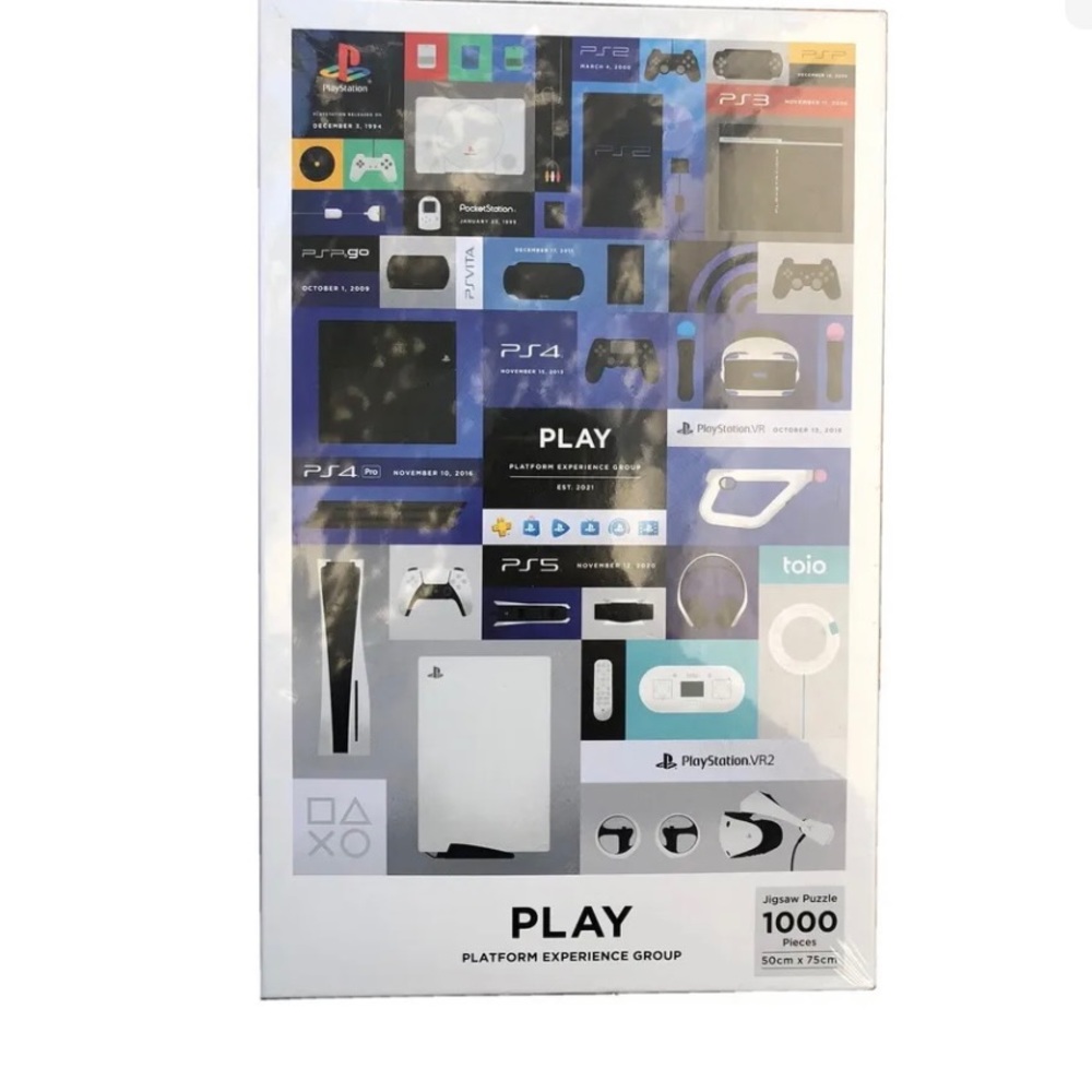 PlayStation Group Employee Promo PlayStationHistory Jigsaw Puzzle R…